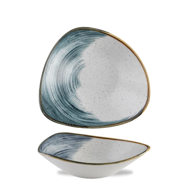 Churchill Stonecast Accents Blueberry Lotus kom – blauw keramisch schaaltje voor restaurants
