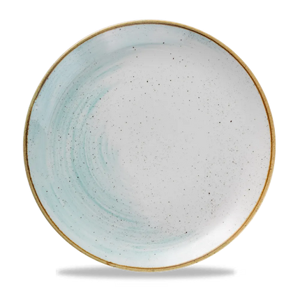 Stonecast Accents Duck Egg Evolve Coupe Plate 12/box