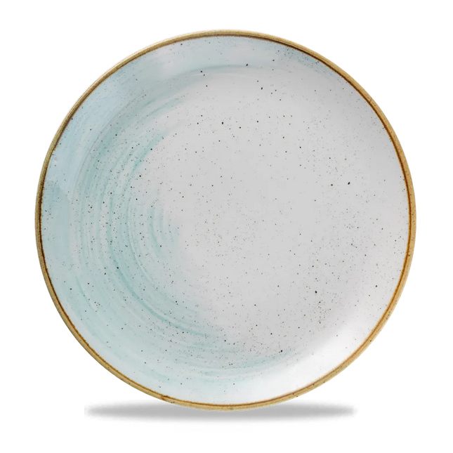 Stonecast Accents Duck Egg Evolve Coupe Plate 12/box