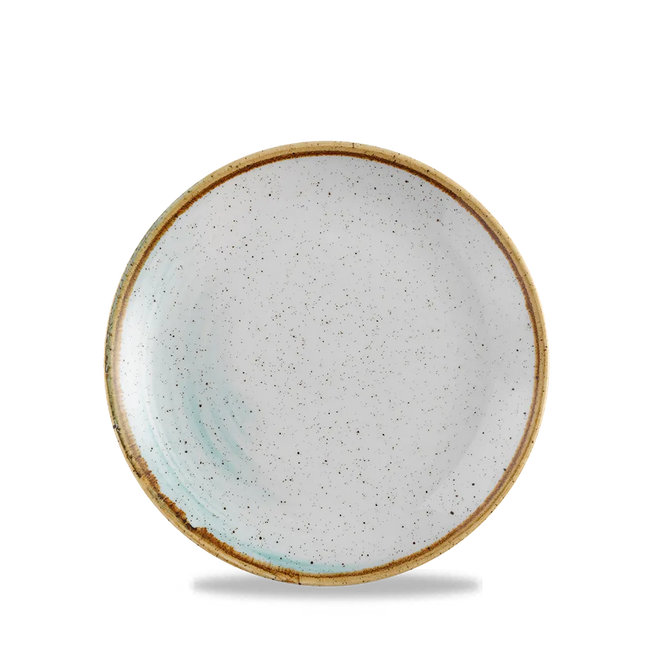 Stonecast Accents Duck Egg Evolve Coupe Plate 12/box