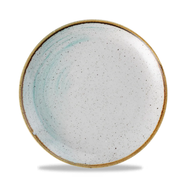 Stonecast Accents Duck Egg Evolve Coupe Plate 12/box