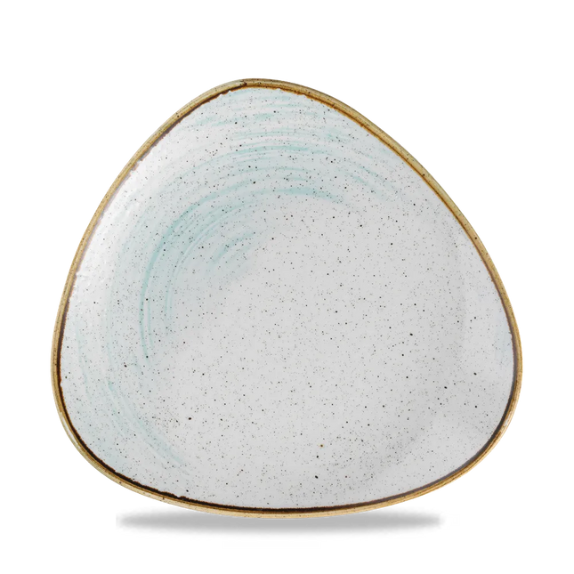 Churchill Stonecast Accents Duck Egg Lotus bord – lichtblauwe keramische serveerplaat