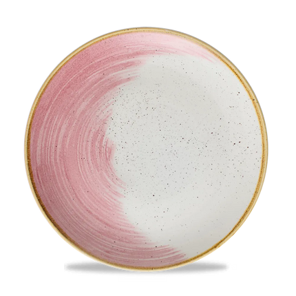 Stonecast Accents Petal Pink Evolve Coupe Plate 26cm 12/box