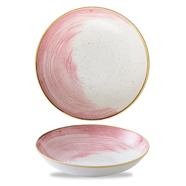Stonecast Accents Petal Pink Evolve Coupe Bowl 24,8cm 12/box