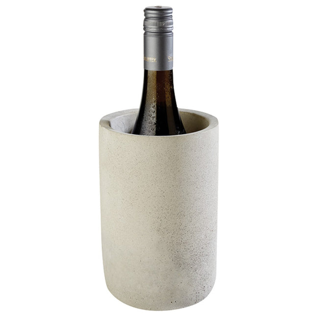 Bottle Cooler Grey Outside Ø 12 cm, H: 19 cm