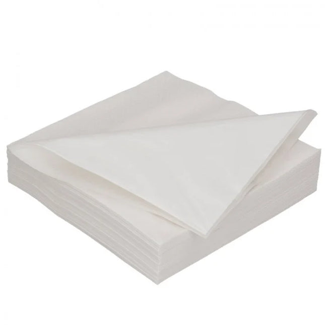 Airlaid Cocktail Napkins White 24*24cm 200/pak 10/box