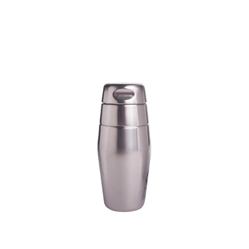 Alessi cocktailshaker 250 ml – geborstelde 3-delige rvs shaker voor cocktails