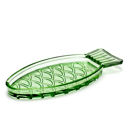 Serving Dish N°1 Green Fish & Fish 8/box