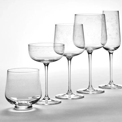 White Wine Glass Mirtillo Tea Mf 4/box