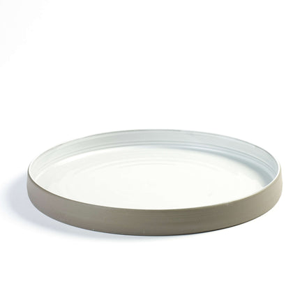 Plate Straight Edge M White Dusk 8/box – Serax