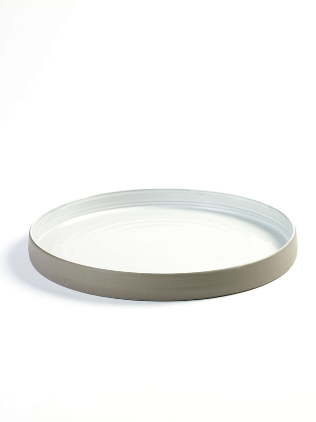 Plate Straight Edge M White Dusk 8/box – Serax