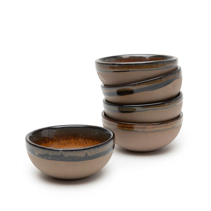 Surface Bowl Xs Grey/Rusty Brown L 9 W 9 H 4 cm 8/Box