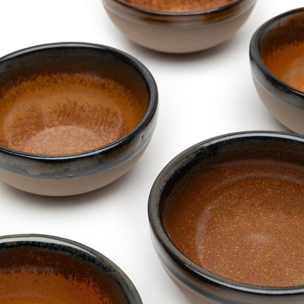 Surface Bowl Xs Grey/Rusty Brown L 9 W 9 H 4 cm 8/Box