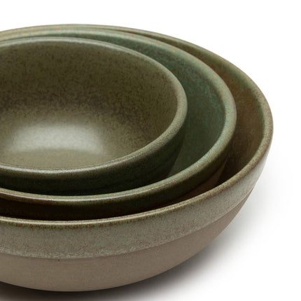 Surface Bowl M Camo Green L 13 W 13 H 5 cm 8/Box