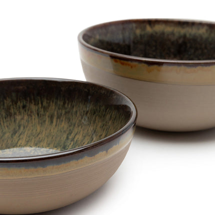 Surface Bowl M Indi Grey L 13 W 13 H 5 cm 8/Box