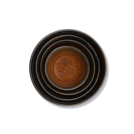 Surface Bowl M Grey/Rusty Brown L 13 W 13 H 5 cm 8/Box