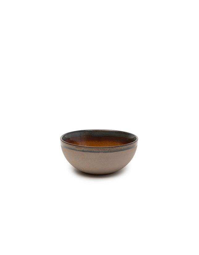 Surface Bowl L Grey/Rusty Brown L 15 W 15 H 6.5 cm 8/Box – Serax