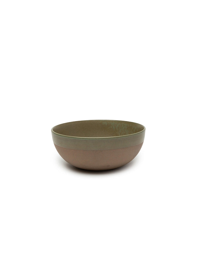 Surface Serving Bowl S Camo Green L 19 W 19 H 8 cm 4/Box – Serax