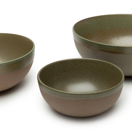 Surface Serving Bowl S Camo Green L 19 W 19 H 8 cm 4/Box