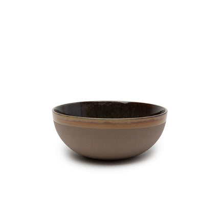 Surface Serving Bowl L Indi Grey L 23.5 W 23.5 H 9.5 4/Box