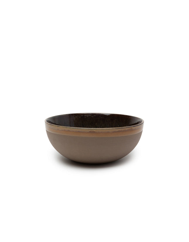 Surface Serving Bowl L Indi Grey L 23.5 W 23.5 H 9.5 4/Box