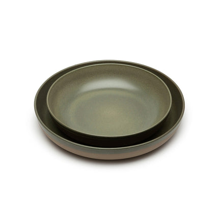 Surface Serving Plate M Camo Green L 32 W 32 H 5.5 cm 2/Box
