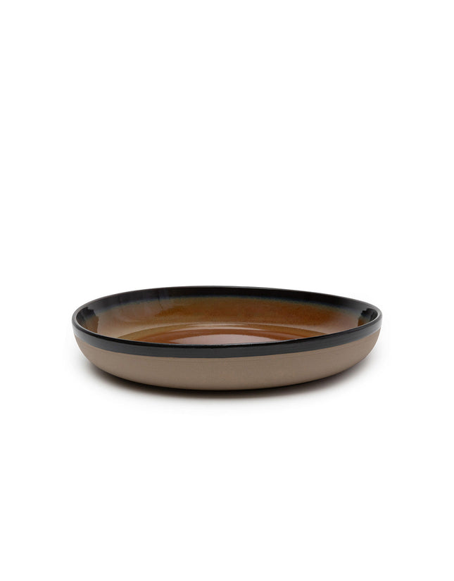 Surface Serving Plate M Rusty Brown L 32 W 32 H 5.5 cm 2/Box