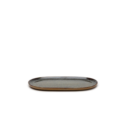 Surface Tapas Plate S Indi Grey L 25 W 15 H 1.5 cm 2/Box