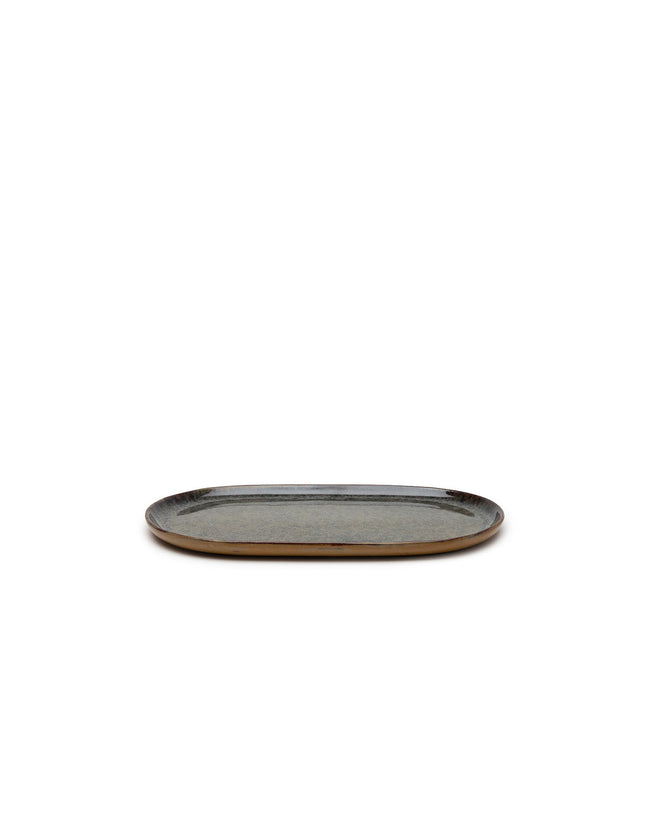 Surface Tapas Plate S Indi Grey L 25 W 15 H 1.5 cm 2/Box