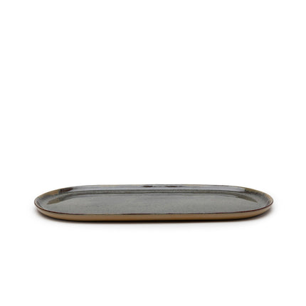 Surface Tapas Plate L Indi Grey L 35.5 W 17 H 2 cm 4/Box