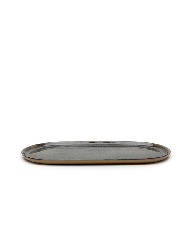 Surface Tapas Plate L Indi Grey L 35.5 W 17 H 2 cm 4/Box