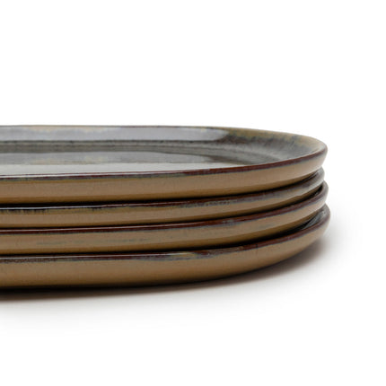 Surface Tapas Plate L Indi Grey L 35.5 W 17 H 2 cm 4/Box