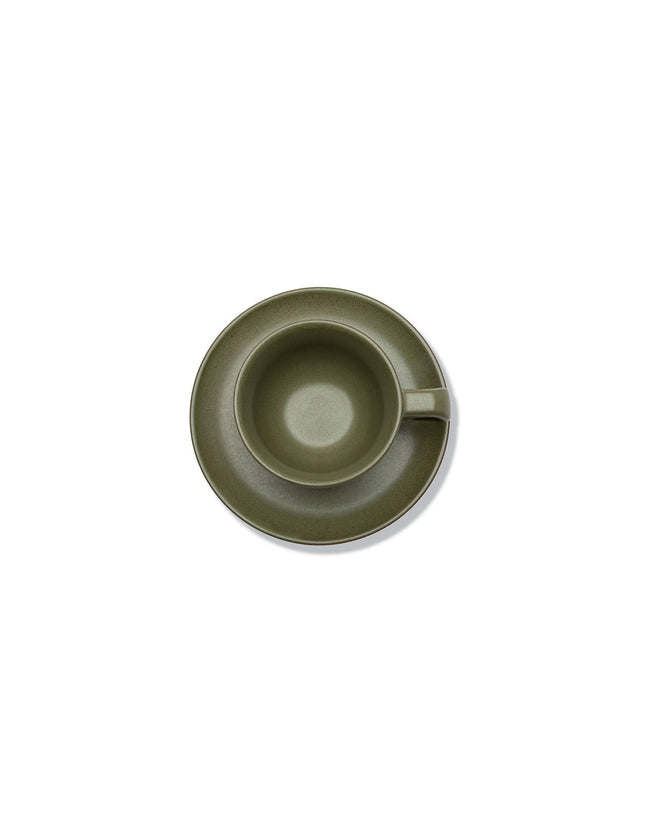 Surface Capp. Cup Saucer Camo Green L 16.5 W 16.5 H 7 8/Box