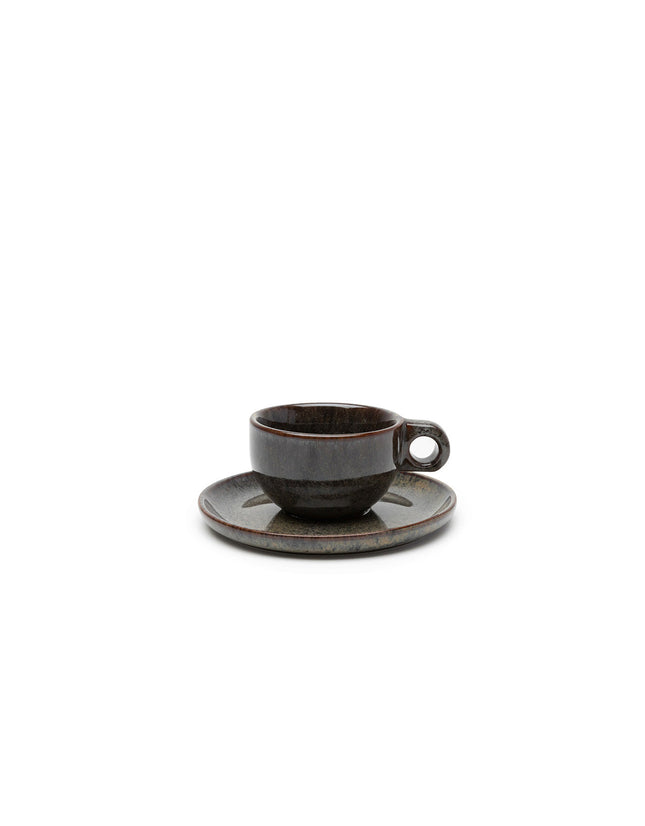 Surface Capp..Cup  Saucer Indi Grey L 16.5 W 16.5 H 7 8/Box – Serax