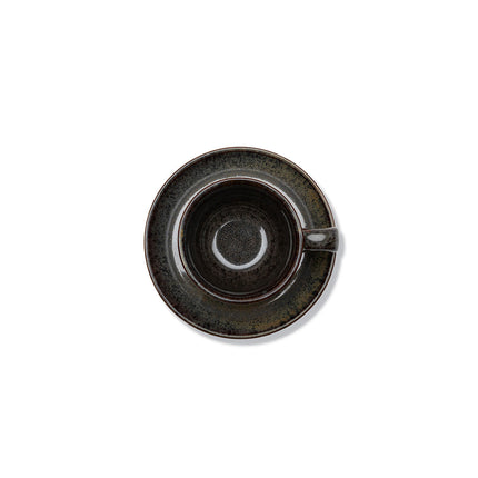 Surface Capp..Cup Saucer Indi Grey L 16.5 W 16.5 H 7 8/Box