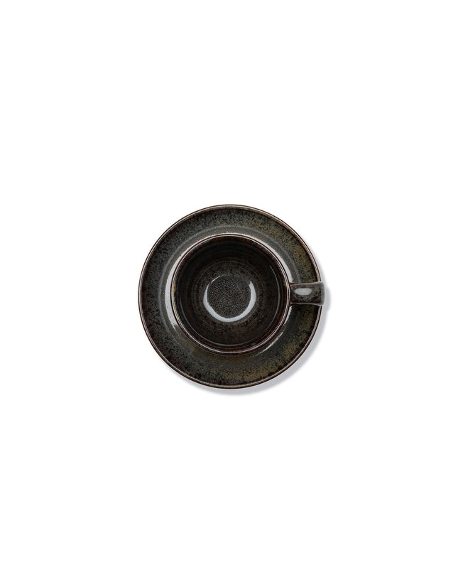 Surface Capp..Cup  Saucer Indi Grey L 16.5 W 16.5 H 7 8/Box