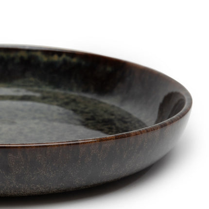 Surface Deep Plate Xl Ind Grey L 23 W 23 H 4 cm 8/Box