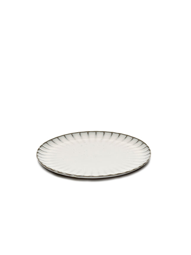 Inku Plate M White L 21 W 21 H 1.7 cm 8/Box – Serax