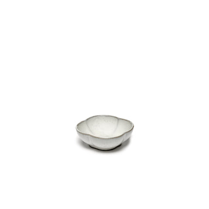 Inku Bowl Ribbed S White L 9 W 9 H 3 cm 8/Box – Serax