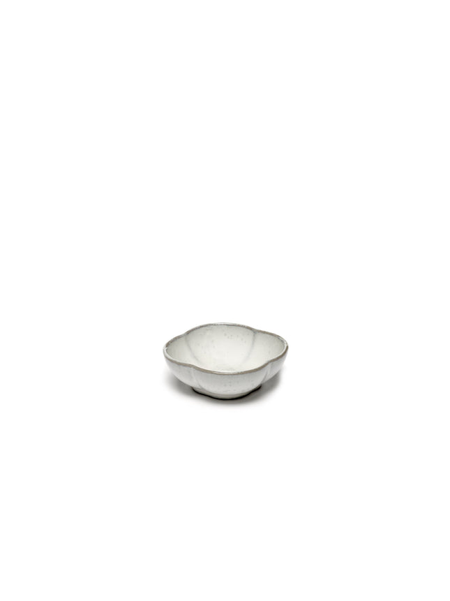 Inku Bowl Ribbed S White L 9 W 9 H 3 cm 8/Box – Serax