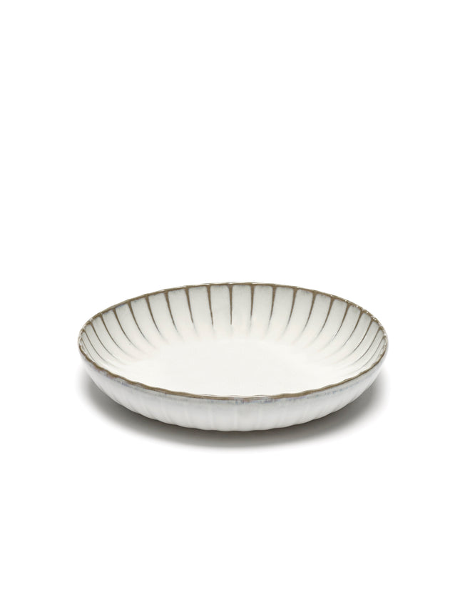 Inku High Plate L White L 23 W 23 H 4.5 cm 4/Box – Serax
