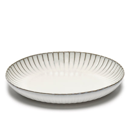 Inku Serving Bowl M White L 32 W 32 H 5 cm 2/Box – Serax