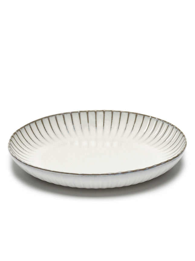Inku Serving Bowl M White L 32 W 32 H 5 cm 2/Box – Serax