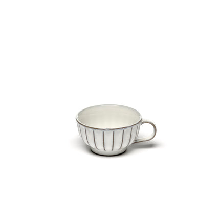 Inku Cappuccino Cup White L 10 W 10 H 5.5 cm 8/Box – Serax
