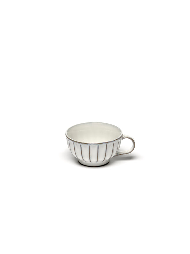 Inku Cappuccino Cup White L 10 W 10 H 5.5 cm 8/Box – Serax
