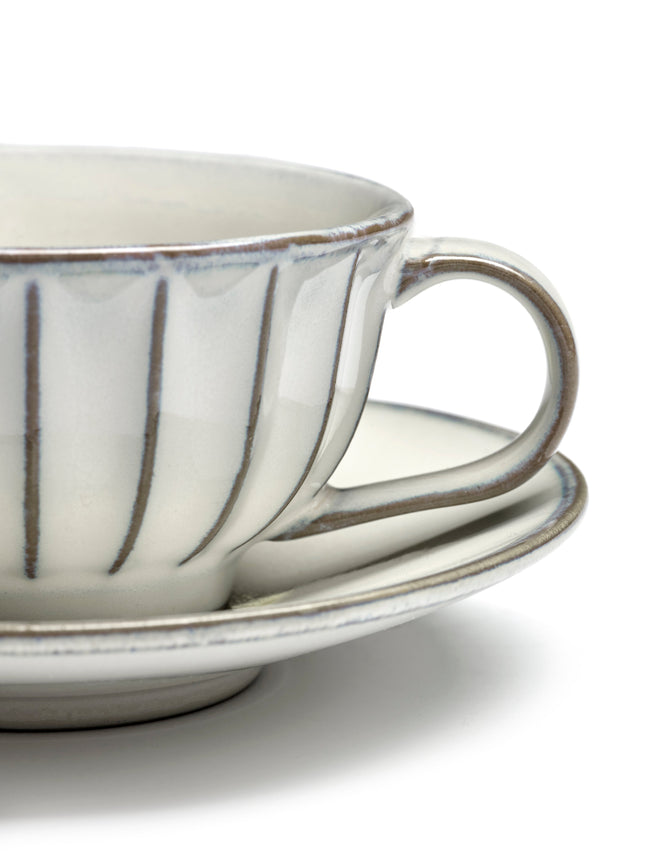 Inku Cappuccino Cup White L 10 W 10 H 5.5 cm 8/Box