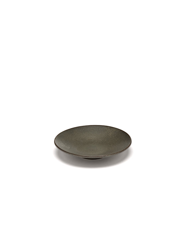 Inku Saucer Cappuccino Green L 14 W 14 H 1.4 cm 8/Box – Serax