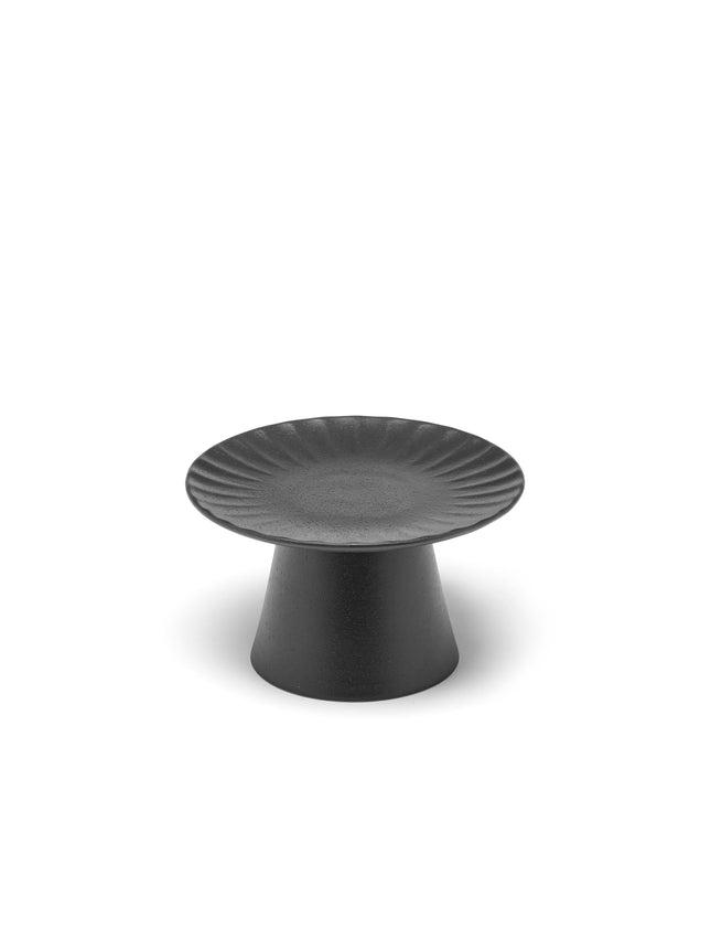 Inku Cake Stand S Black L 15 W 15 H 9 cm 2/Box – Serax