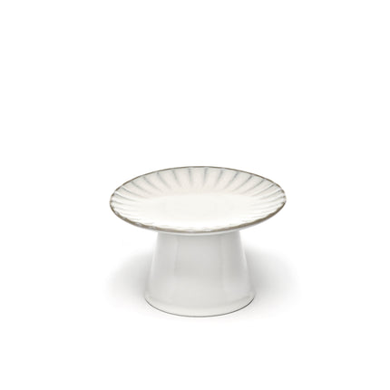 Inku Cake Stand S White L 15 W 15 H 9 cm 2/Box – Serax