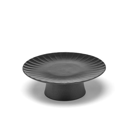 Inku Cake Stand M Black L 21 W 21 H 8 cm 2/Box – Serax